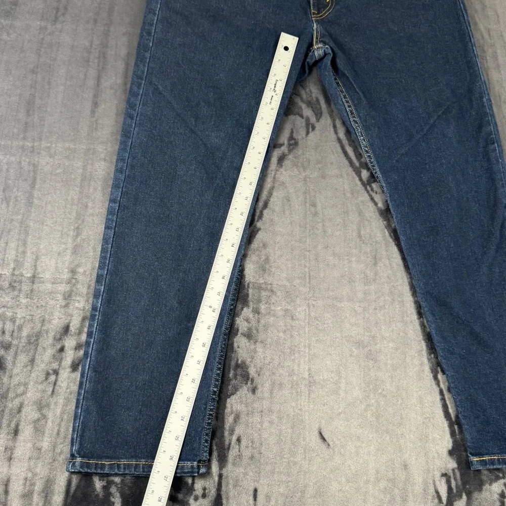 Levi's 502 Regular Taper Jeans Mens 36x30 Dark Wash Blue Denim 29507-2920